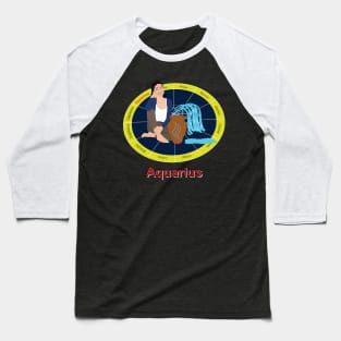 Representation of the zodiac sign of Aquarius Baseball T-Shirt